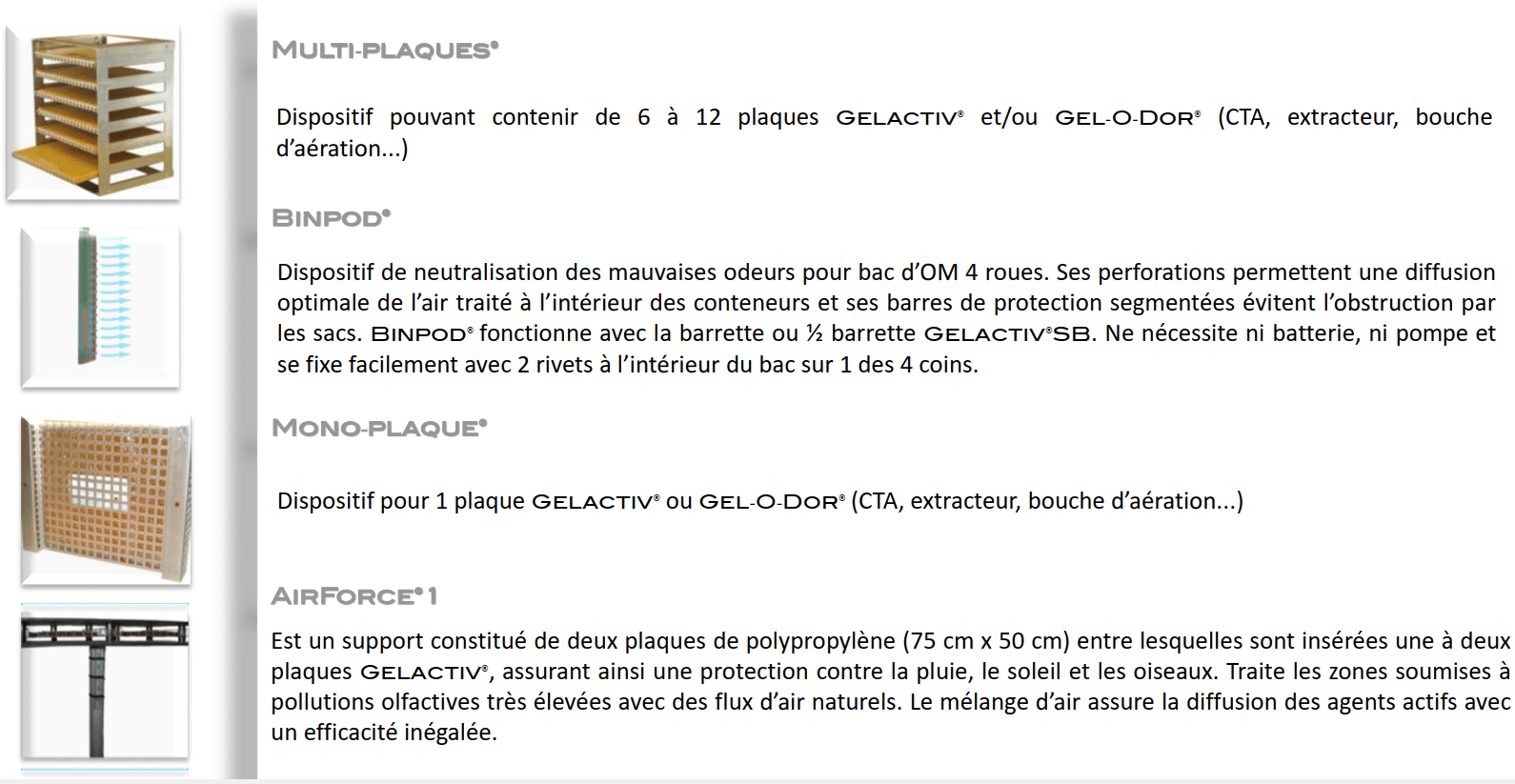 SYSTÈMES STATIQUES